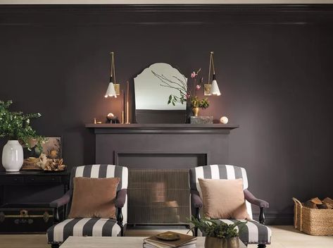 Best Moody Paint Colors of 2024 Color Forecast 2023, Scandavian Design, Trending For 2023, Home Wall Paint, Log Farmhouse, Paint Color Of The Year, Moody Paint, Best Blue Paint Colors, Yard Trees