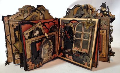 T Rare Oddities, Halloween Mini Albums, Mini Albums Scrap, Vintage Birthday Cards, Memory Album, Vintage Pop, Paper Crafts Card, Album Scrapbooking, Mini Scrapbook