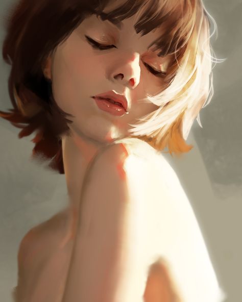 ArtStation - Light Study , Mariana Alves Deviantart, Lighting, Color, Art