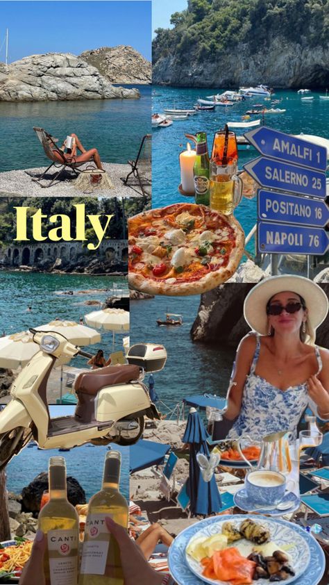 Italy Mood Board, Italy Aesthetic, Florence Aesthetic, Rome Aesthetic, Amalfi Coast Aesthetic, Positano, Sorrento, Tuscany, Milan, Mediterranean, European Summer, Summer, Europe, Summer 2024, Italian Food, Pizza, Wine, Pasta, Girls Trip, Tanning, Italy Mood Board, Sorrento Italy Aesthetic, Aesthetic Amalfi Coast, Amalfi Coast Aesthetic, Florence Aesthetic, Wine Pasta, Rome Aesthetic, Italy Girl, Coast Aesthetic