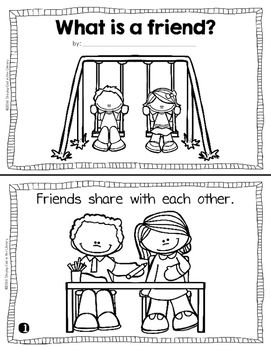 Friendship Coloring Pages Free Printable, Friends Preschool Activities, Friendship Vocabulary, Friendship Theme Preschool, Preschool Friendship, Friendship Theme, Theme Preschool, Daycare Ideas, Emergent Readers