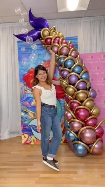 Balloons and party ideas on Instagram: "Cute mermaid tale 😍 do u like it? Video credits @azaliacutedesigns" Mermaid Tale, Cute Mermaid, Mermaid Theme, Balloon Columns, Video Credits, Balloon Decorations Party, Mermaid Party, Balloon Decorations, Decorating Tips