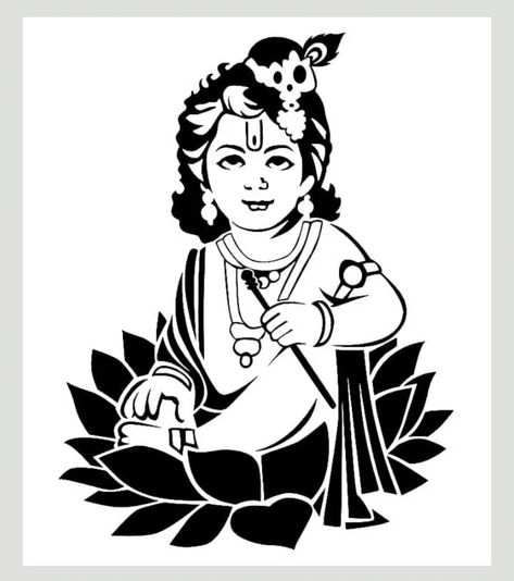 Krishna Line Drawing, Krishna Clipart, Svg Drawing, Forever Tattoos, Jali Door, God Drawing, Amit Aggarwal, Friends Sketch, Krishna Drawing