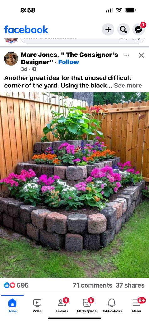 Corner Garden Ideas, Shed Landscaping, Stone Landscaping, Backyard Garden Landscape, Landscaping Inspiration, Backyard Landscaping Plans, Garden Shower, Corner Garden, Diy Backyard Landscaping