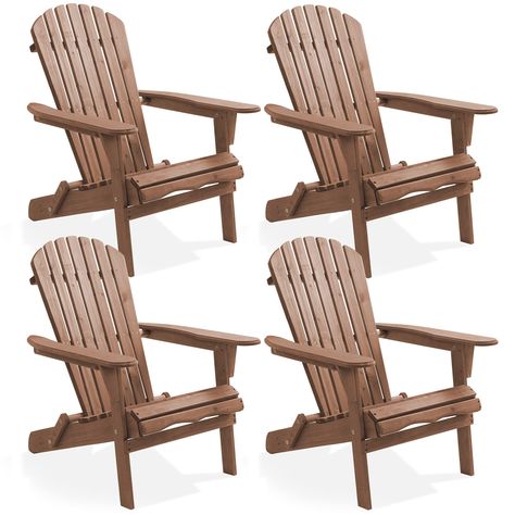 PRICES MAY VARY. Premium construction: Designed to withstand the elements and the wear and tear of regular use, making it perfect for outdoor spaces such as the porch, patio, poolside, beach, and around your firepit. The solid wood construction ensures that the chair will maintain its shape and structure in the harshest of weather conditions. Easy assembly: Chair back comes already pre-assembled, so all you need to do is secure the seat, legs, backrest supports, and armrests. This cuts down adde Lounger Chair, Adirondack Chairs Patio, Fire Pit Chairs, Wood Adirondack Chairs, Outdoor Loungers, Folding Adirondack Chairs, Loungers Chair, Exterior Wood, Garden Seating