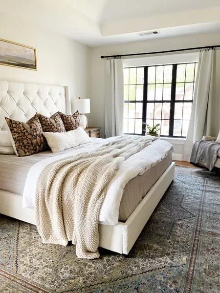 bedroom refresh!✨ #bedroomdecor #bedroom #neutraldecor #neutrahome #homedecor #LTKhome Amanda Fontenot, Knit Bed, Farmhouse Bedroom Set, Future Room, Neutral Room, Target Home Decor, Bedroom Refresh, Farmhouse Bedroom, Neutral Decor