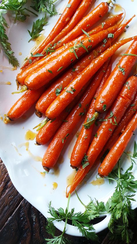 Marmalade & Ginger Glazed Carrots Ginger Glazed Carrots, Carrots Glazed, Meal Sides, Herbed Potatoes, Easter Meal, Sides Recipes, Orange Marmalade, Glazed Carrots, Fruit Dishes