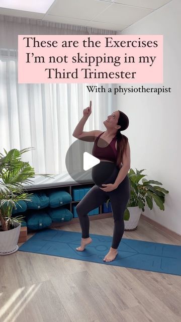 Third Trimester Stretches, Prenatal Yoga Sequence, 3rd Trimester Pregnancy, Prenatal Pilates, Postpartum Period, Third Trimester Pregnancy, Start Exercising, 3rd Trimester, Prenatal Workout