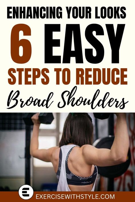 Broad shoulders causing frustration? Explore our in-depth tips for females on reducing shoulder width. No quick fixes, just realistic approaches for a confident you. #WellnessJourney #MindfulFitness Broad Shoulder Women Exercise, Exercise For Broad Shoulders Women, How To Reduce Broad Shoulders, How To Reduce Shoulder Width, How To Get Rid Of Broad Shoulders, Reduce Broad Shoulders, Reduce Shoulder Size, How To Get Smaller Shoulders, Tips For Females