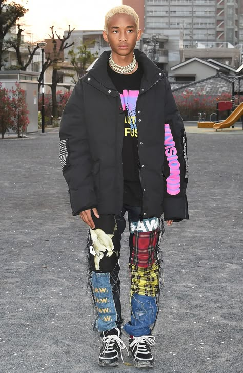 Jaden Smith Fashion, Sup Girl, Mode Hip Hop, Jaden Smith, Diy Vetement, Mens Fashion Streetwear, Looks Street Style, Streetwear Men, Streetwear Men Outfits