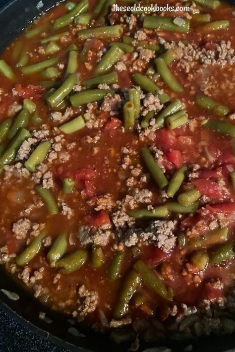 Green Bean Chili Zero Point Weight Watchers - These Old Cookbooks Ground Turkey Chilli, Weight Watchers Turkey Chili, Low Carb Chilli, Chili Recipe With Corn, Recipe With Ground Turkey, Green Chili Soup, Turkey And Green Beans, Weight Watchers Chili, Canned Green Beans