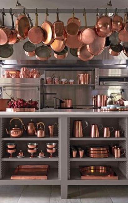 Copper Kitchen Faucets, Copper Home Accessories, Copper Kitchen Accessories, Turkey Hill, Westport Connecticut, Rose Gold Kitchen, Copper Kitchen Decor, Warm Kitchen, Desain Pantry