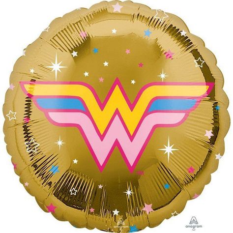 Check out Wonder Woman 17" Foil Balloon from Birthday In A Box Superhero Party Decorations, Wonder Woman Party, Wonder Woman Birthday, One Balloon, Round Balloons, Balloon Shop, Balloon Delivery, Superhero Birthday Party, Kids Party Supplies