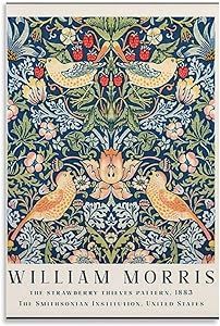 William Morris Birds, William Morris Prints, Architecture Styles, William Morris Poster, William Morris Strawberry Thief, Morris Print, William Morris Art, William Morris Designs, Strawberry Thief