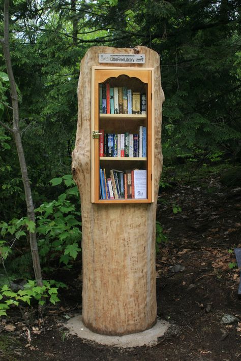 Ten Unique Little Free Libraries – Something to Write Home About Mobile Bookstore, Little Free Library Plans, Little Free Pantry, Spirit Island, Tiny Library, Street Library, Library Plan, Library Inspiration, Lending Library