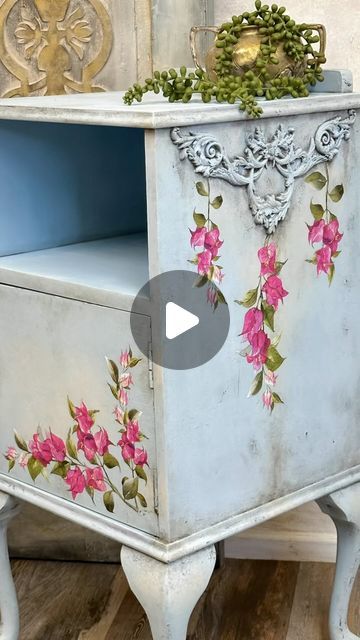 Decor Moulds, Casting Resin, Blue Magic, Chalk Paint Furniture, Bougainvillea, Paint Furniture, Powder Blue, Chalk Paint, Chalk