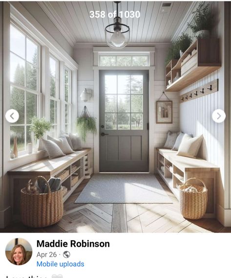 Mudroom Remodel, Mudroom Entryway, Mudroom Decor, Entrance Ideas, Mudroom Design, Front Entrance, Laundry Mud Room, Home Entrance Decor, Mud Room