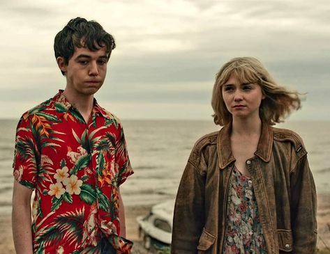 James, Alyssa - The end of the f***ing world TEOTFW James And Alyssa Halloween Costume, The End Of The F Ing World Costume, Alyssa And James Costume, James The End Of The F Ing World, End Of The World Outfit, Alyssa Teotfw, Car On Fire, James And Alyssa, Jessica Barden