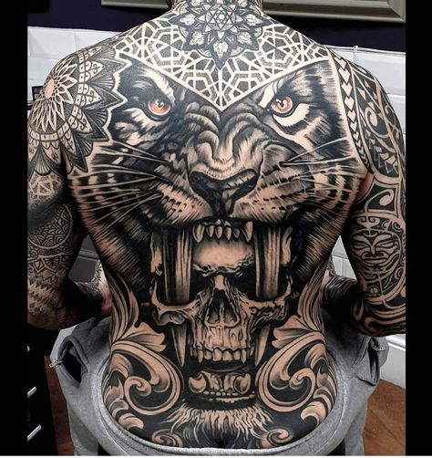 Tattoos For Guys Back, Back Piece Tattoo Men, African Sleeve Tattoo, Full Chest Tattoos, Guys Back, Backpiece Tattoo, Cool Back Tattoos, Torso Tattoos, Gangsta Tattoos