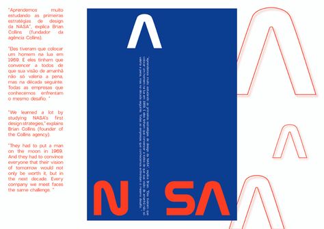 Poster NASA - design strategy on Behance Nasa Branding, Nasa Graphic Design, Nasa Space Pictures, Nasa Party, Nasa Aesthetic, Black Hole Theory, Nasa Design, Nasa Sweatshirt, Nasa Retro