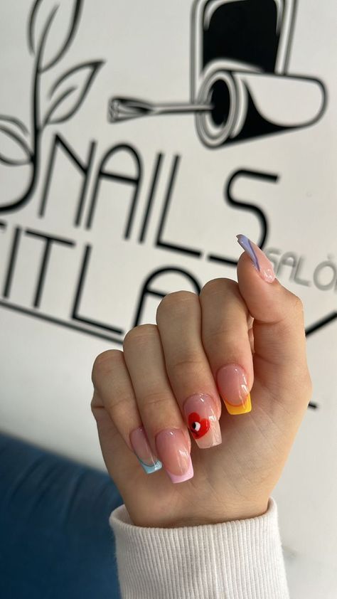 Bad Bunny Short Nails, Short Bad Bunny Nails, Bad Bunny Nails Short, Bad Bunny Aesthetic Outfits, Bad Bunny Nails Un Verano Sin Ti, Bad Bunny Acrylic Nails, Bad Bunny Concert Nails, Bad Bunny Makeup Look, Bad Bunny Inspired Nails