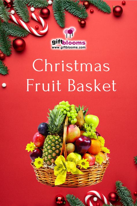 Send fresh and healthy fruit basket on this Christmas. Christmas Fruit Basket, Christmas Fruits, Fruit Basket Delivery, Fruit Hampers, Fruit Bouquet, Bouquet Delivery, Basket Small, Christmas Fruit, Healthy Fruit