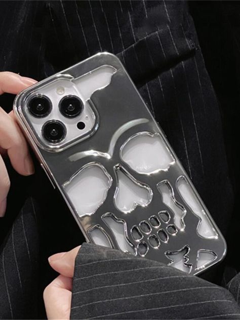 Skull Phone Case, Dark Grunge, Gothic Skull, I Phone, Case Iphone, Skeleton, Iphone 15, Iphone Case, Phone Case