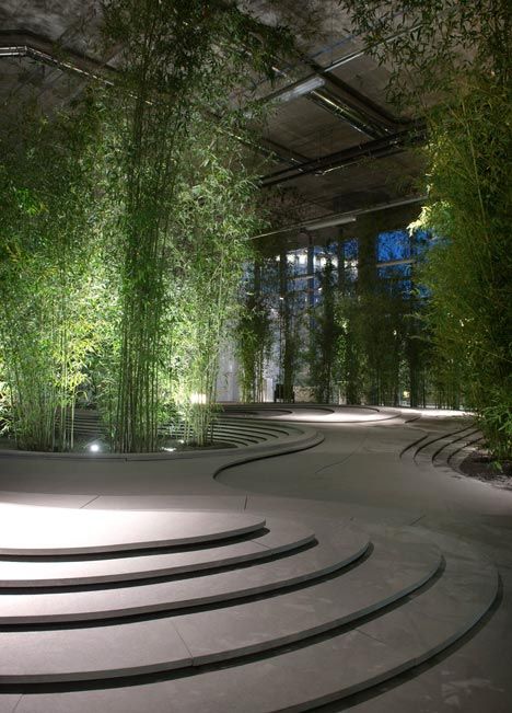 Stonescape by Kengo Kuma Temporary Architecture, Terrasse Design, Meditation Garden, Kengo Kuma, Bamboo Garden, Japanese Architect, Green Architecture, Landscape Plans, Desert Landscaping