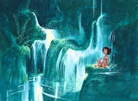 Mowgli The Jungle Book, Ankor Wat, Fantasy Environment, Book Concept, Disney Animation Art, Jungle Book Disney, Animation Disney, Disney Pics, Mary Blair