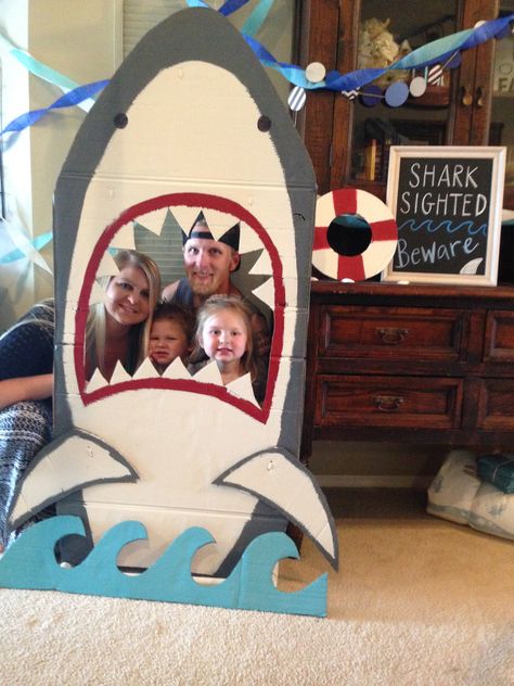 Birthday Party Themes For Boys, Birthday Cake For Boys, Shark Themed Party, Ocean Birthday Party, Shark Themed Birthday Party, Ocean Birthday, Party Themes For Boys, Shark Birthday Party, Sea Birthday