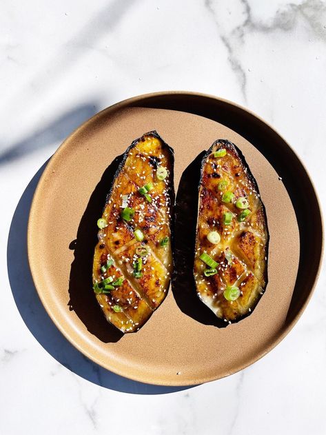 Nobu Recipe, Miso Eggplant, Miso Sauce, Red Miso, Eggplant Recipe, Black Cod, Grilled Eggplant, Celebrity Chef, Eggplant Recipes