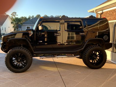 Fab Tech 6 inch lift sitting on 40x15.50x24 Hummer H3 Custom, Lifted Hummer, Black Hummer, H2 Hummer, Dream Cars Range Rovers, Hammer Car, Hummer Truck, Hummer Cars, Hummer H1