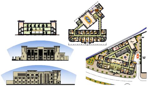 Administrative Offices. #cadbull #autocad #caddrawing #architecture #administrativeoffices #officebuilding #architecturelayout #sectionalplan #structureplan #constructionplan #sectionalelevation #exteriorelevation Administrative Building Plan, Administrative Building, Second Floor Plan, Corporate Building, Building Layout, Server Room, Types Of Architecture, Architecture People, Layout Architecture