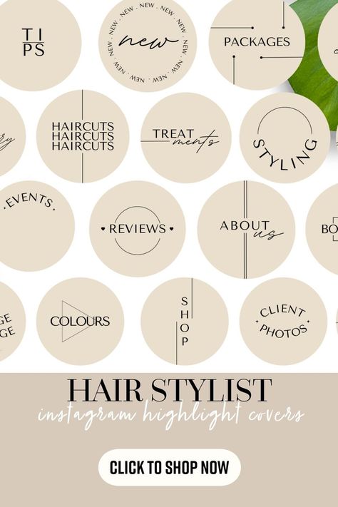 Beige Neutral Modern Hairdresser Instagram Highlight Covers Hairdresser Instagram, Insta Highlight Cover Icons, Hairstylist Logo, Insta Highlight Cover, Hair Branding, Hairstylist Instagram, Beige Icons, Hair Stylist Logo, Beige Icons:)