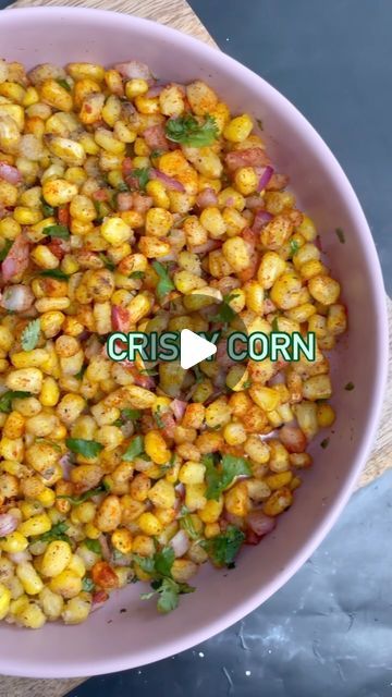 Shenaz | Food | Easy Recipes |YYC 🇨🇦Canada on Instagram: "Crispy corn ~ So Addictive try this today 📌 .  Crispy corn 2 cups boiled corn 3 tbsp cornstarch  3 tbsp rice flour  Salt as needed  1 tsp pepper powder  Oil for frying   Add ons  4 tbsp chopped onions  Handful coriander chopped  1 tsp chilli powder  1/2 tsp cumin powder  1/2 tsp chaat masala   Boil 2 cups of corn in water. Drain.  Add to it cornflour, rice flour,salt and pepper. Coat well and deep fry in oil.   Once crispy take them out on an absorbent paper towel to soak excess oil.  Add the ingredients listed under (add ons) serve immediately.   #corn #indiansnacks #indianfood #simplerecipes #indiancooking #indiancuisine #vegfood #baarish #monsoondiaries" Cornflour Recipes, Crispy Corn Recipe, Corn Flour Recipes, Fried Veggies, Crispy Corn, Boiled Corn, Veggie Fries, Water Drain, Deep Fry