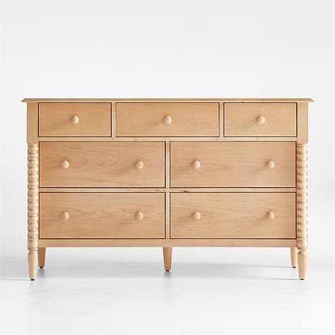 Rumer Willis Baby Nursery Inspiration | Crate & Kids Big Kid Bedroom, Kids Dresser, Baby Cribs Convertible, Jenny Lind, Baby Dresser, Nursery Dresser, Wide Dresser, Kids Dressers, Wood Dresser