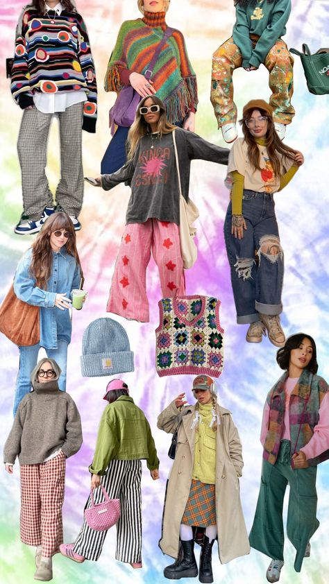 Mismatch Theme Outfit, Winter Maximalist Outfits, Maximalist Style Outfit, Mismatch Outfit Ideas, Mismatch Day, Maximalist Outfit, Maximalist Fashion, Maximalist Style, Abstract Fashion