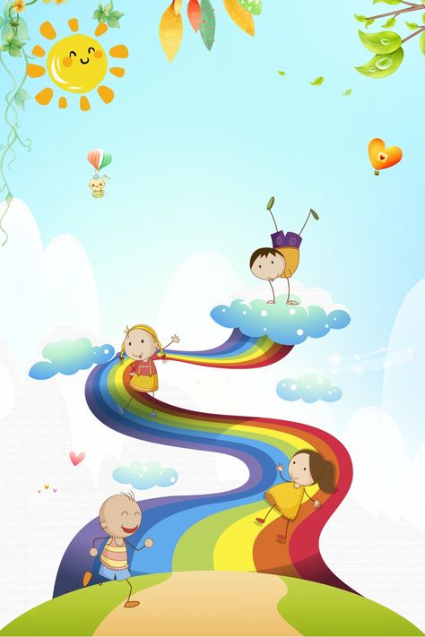 Children S Day Card Theme Background Daycare Background, Literary Wallpaper, Children's Day Greeting Cards, Children's Day Greetings, Daycare Logo, Handmade Invitation Cards, Childrens Day Quotes, Balloon Background, Drawing Tutorials For Beginners