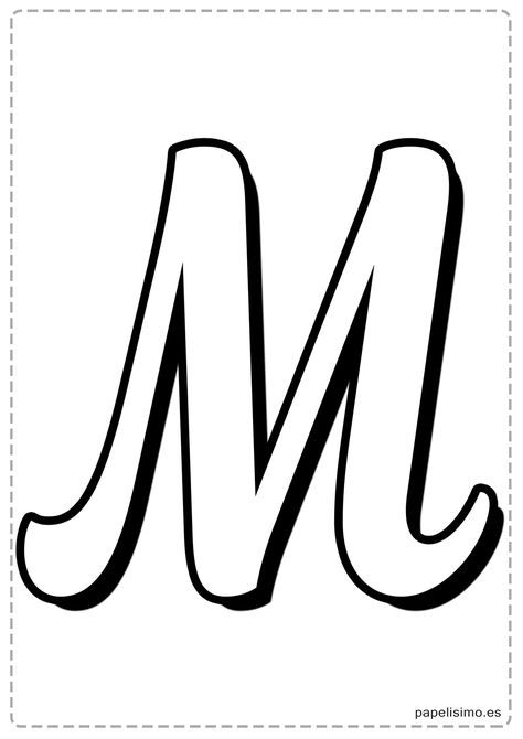 Letter M Aesthetic, Abc Coloring Pages, Abc Coloring, Abc, Tassels, Alphabet, Coloring Pages, Craft Projects, Colouring Pages