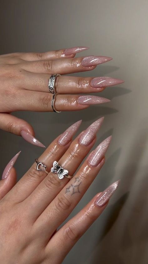 Summer Nail Extensions, Stiletto Nails Designs, Cat Eye Nails, Fire Nails, Summer Nail, Chic Nails, Nail Extensions, Dope Nails, Best Acrylic Nails