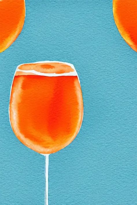 minimalist watercolor art of aperol spritz, | Stable Diffusion | OpenArt Aperol Spritz Color Palette, Spritz Art, Aperol Painting, Aperol Spritz Painting, Aperol Spritz Illustration, Aperol Spritz Watercolor Illustration, Drawings Photography, Minimalist Watercolor, Aperol Spritz