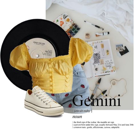 Gemini summer lewk Outfit | ShopLook Gemini Clothes, Gemini Outfits Aesthetic, Gemini Fashion, Gemini Style, Gemini Aesthetic, Gemini Sun, Gemini Zodiac, Outfit Shoplook, Aesthetic Outfits