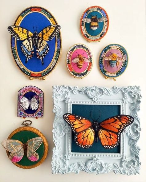 Megan Zaniewski (@megembroiders) • Instagram photos and videos Megan Zaniewski, Eat Veggies, Slow Stitching, Textile Art, Decor Inspiration, I Shop, Textiles, Thank You, Embroidery