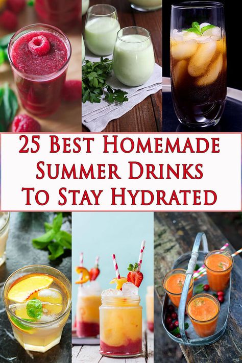 Homemade Summer Drinks, Pineapple Kale Smoothie, Christmas Drinks Nonalcoholic, Best Craft Ideas, Lemonade Smoothie, Christmas Drinks Recipes, Mango Lemonade, Best Lemonade, Fun Summer Drinks