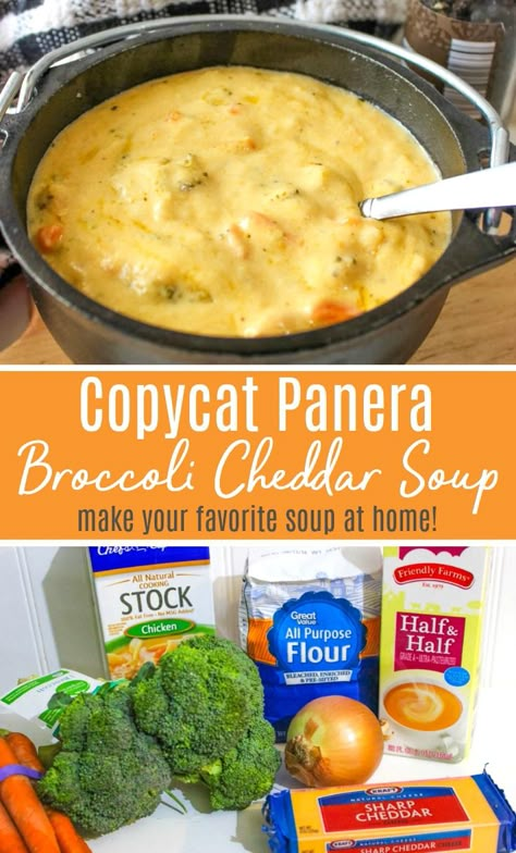 Copycat Panera Broccoli Cheddar Soup, Broccoli Cheddar Soup Recipe, Cheddar Soup Recipe, Copycat Panera, Broccoli Cheddar Soup, Soup Recipes Slow Cooker, Cheddar Soup, Broccoli Cheddar, Crock Pot Soup