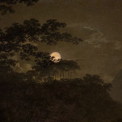 Dark Classic Art on Instagram: "A Lake by Moonlight. By Joseph Wright of Derby (English, 1734-1797). 🖼 Museum-Quality Art Prints 🔗 Link in Bio, @lagra_art" Joseph Wright, Classic Art, Derby, Lake, Art Prints, Instagram, Art