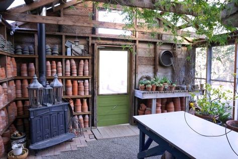 Garden Shed Interiors, Shed Interior, Greenhouse Shed, Apple Farm, Greenhouse Plans, Potting Sheds, Luxury Garden, Greenhouse Gardening, Garden Landscape Design