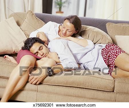 MAN RESTING HEAD ON WOMAN'S LAP ON SOFA View Large Photo Image Resting Head On Lap Reference, Head In Lap Reference, Head In Lap, Head On Lap, Sofa Images, What To Draw, Medical Illustration, Large Photos, Colour Images