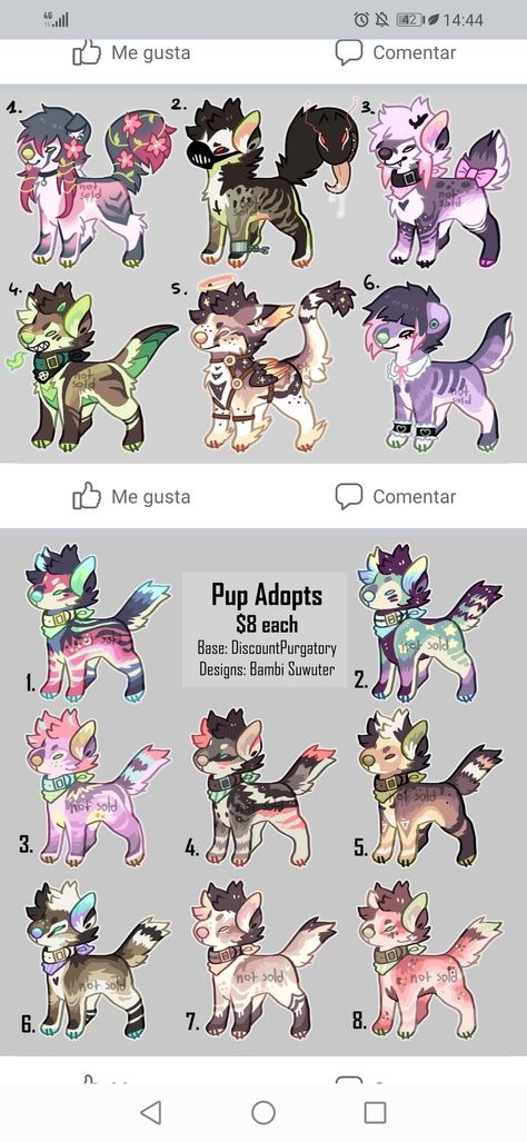 Adopt Base F2u, Dog Adoptables Art, Fursona Adoptables, Fursona Adopt, Animals Preschool Crafts, Oc Adopts, Sona Inspiration, Forest Animals Preschool, Wallpaper Woodland