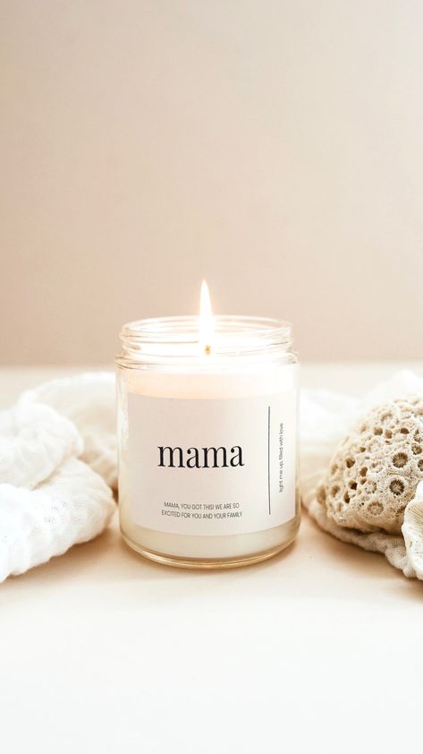 Custom MAMA Candle for Mom Gift for New Mum First Mothers Day - Etsy Australia Baby Candle, Baby Shower Candles, First Mothers Day Gifts, Personalized Baby Shower, First Mothers Day, Gifts For New Mums, Gift For Wife, Gifts For New Moms, Candle Gift